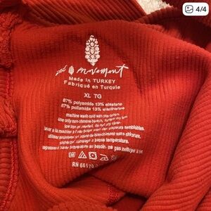 FP Movement by Free People Red Jumpsuit